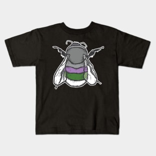 Genderqueer Bee Kids T-Shirt